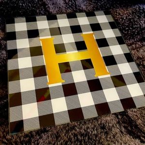 Monogram “H” Glass Trivet